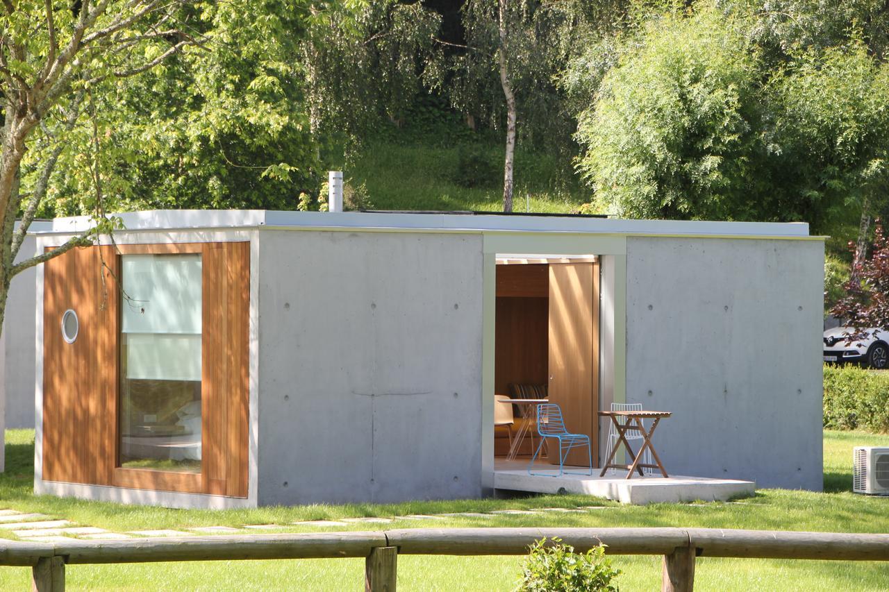 Bungalow Camping Los Manzanos Santa Cruz de Oleiros Exterior photo
